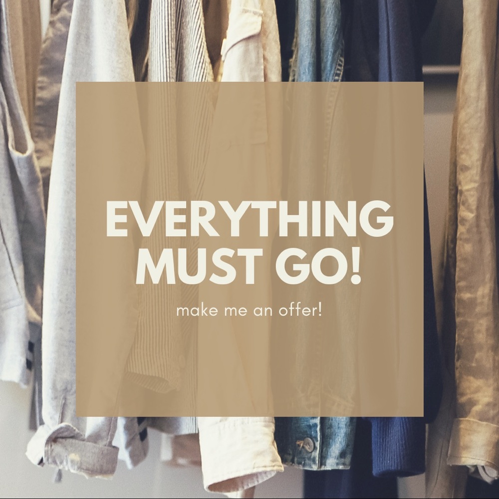 🚨🚨HUGE SALE🚨🚨 everything must go!